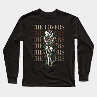 the lovers skeleton Long Sleeve T-Shirt